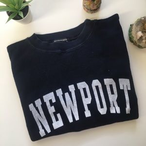 NWOT Brandy Melville Newport USA thermal laila top